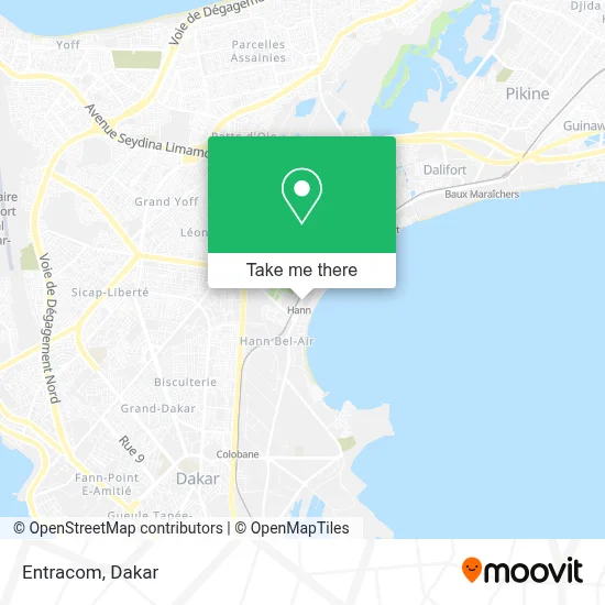 Entracom map