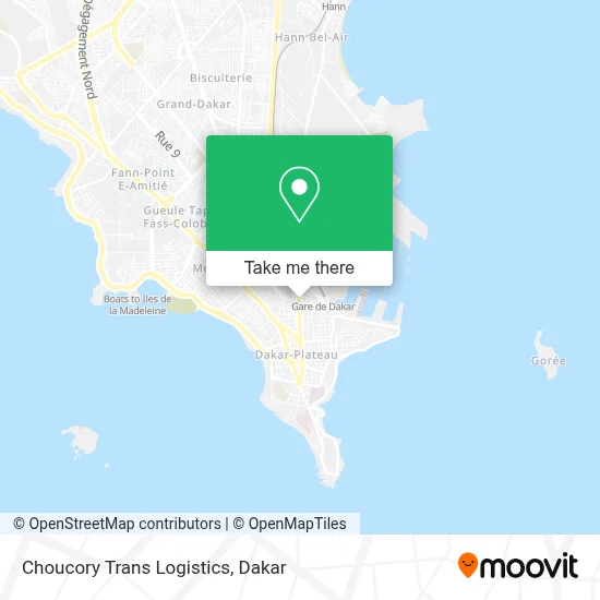 Choucory Trans Logistics map