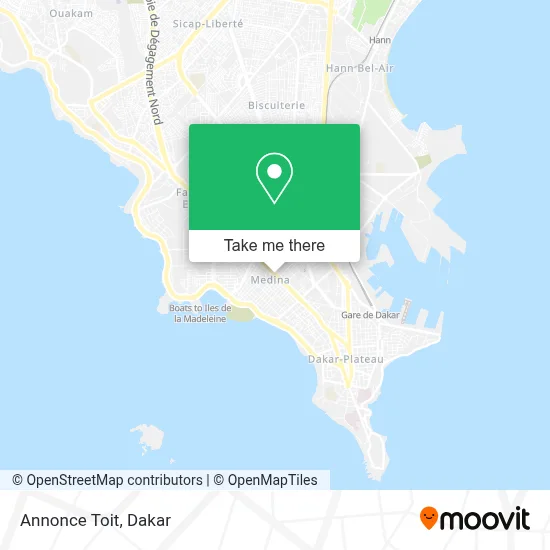 Annonce Toit map