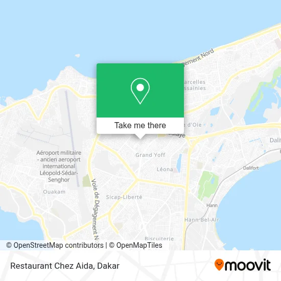 Restaurant Chez Aida map