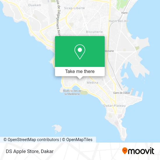 DS Apple Store map