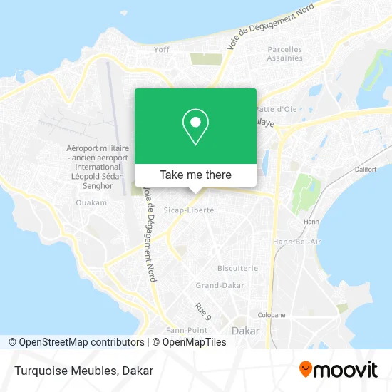 Turquoise Meubles map