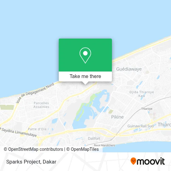 Sparks Project map