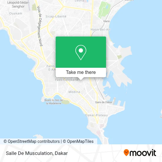 Salle De Musculation map