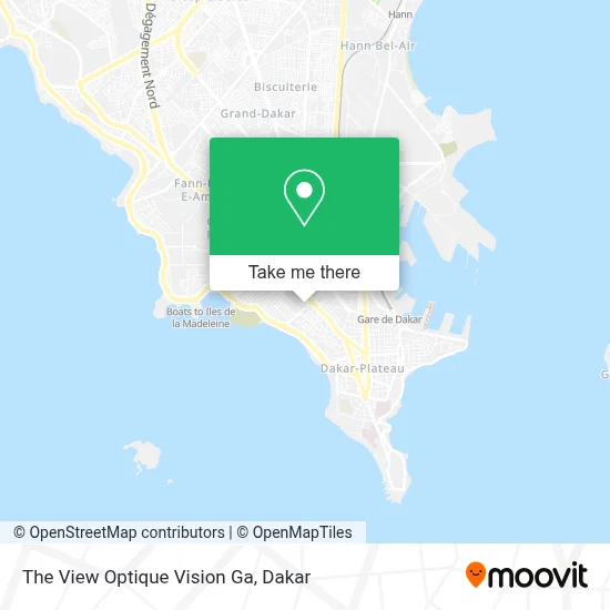 The View Optique Vision Ga map