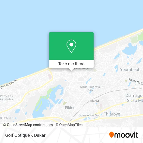 Golf Optique - map