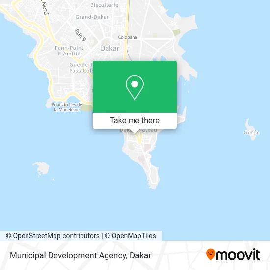 Municipal Development Agency map