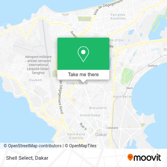 Shell Select map