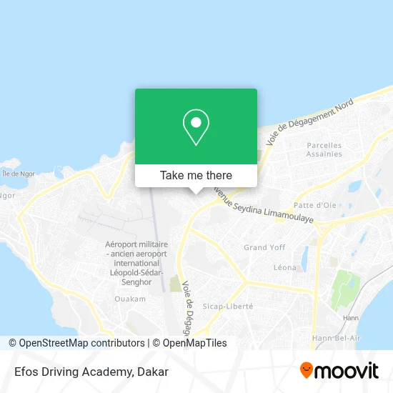 Efos Driving Academy map