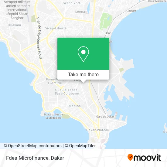 Fdea Microfinance map