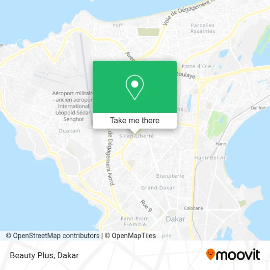 Beauty Plus map