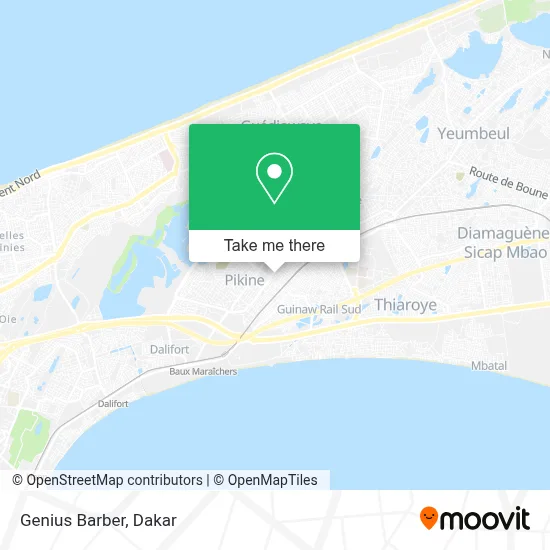 Genius Barber map