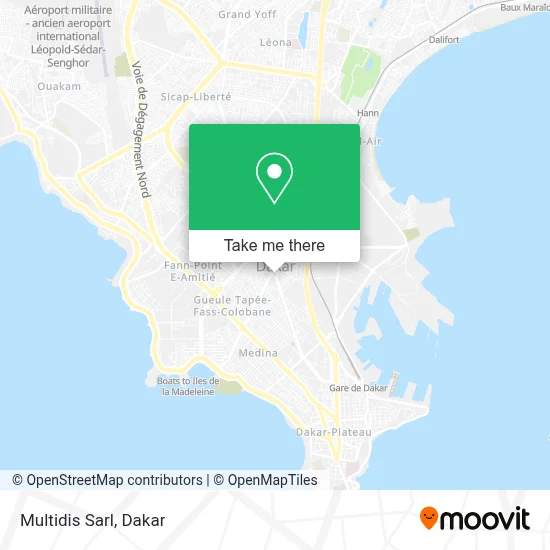 Multidis Sarl map