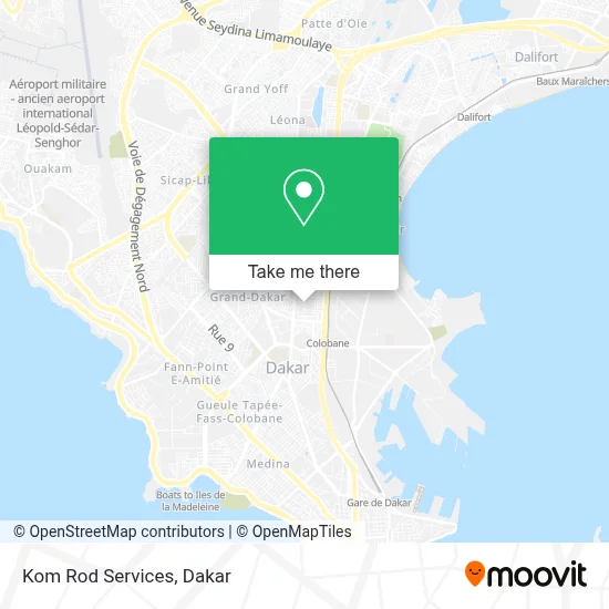 Kom Rod Services map