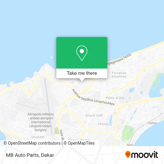 MB Auto Parts map