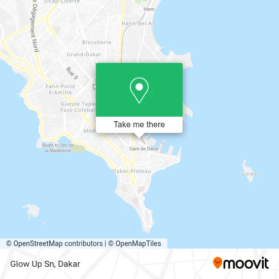 Glow Up Sn map