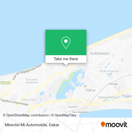Mbectei-Mi Automobile map