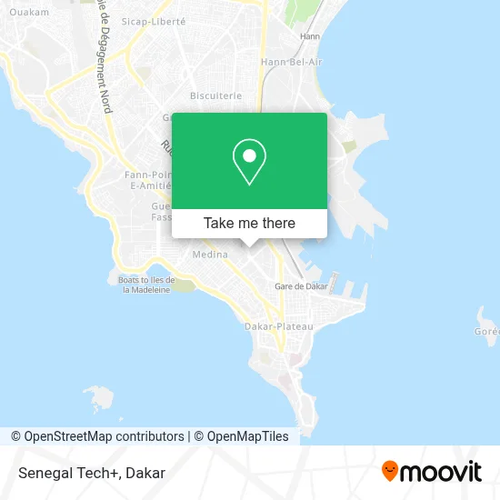Senegal Tech+ map