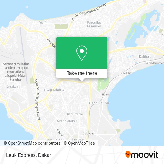 Leuk Express map