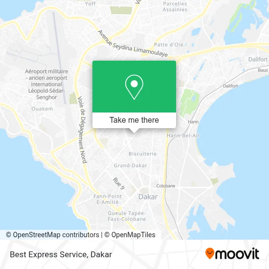 Best Express Service map