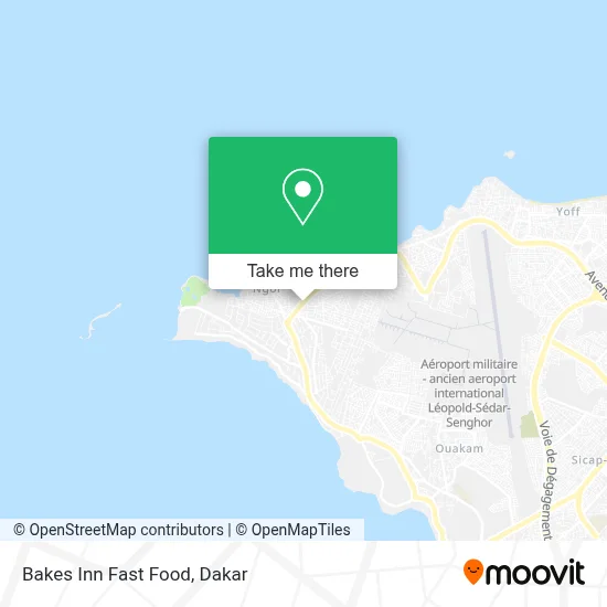 Bakes Inn Fast Food map