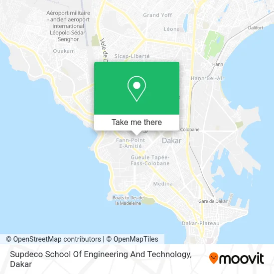 Supdeco School Of Engineering And Technology map