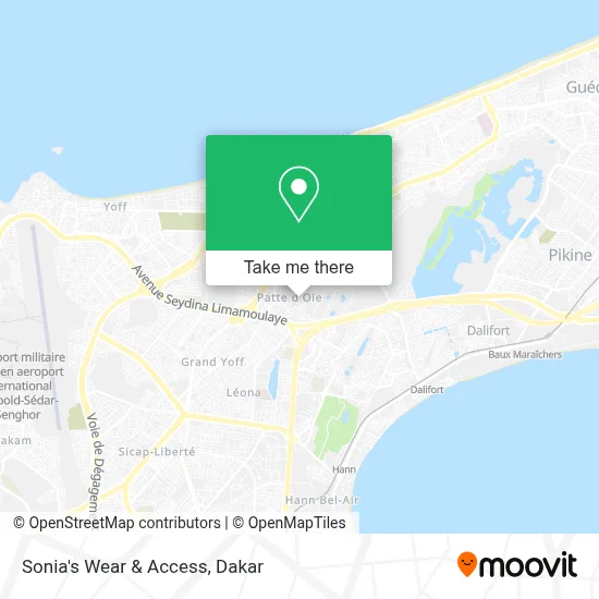 Sonia's Wear & Access map