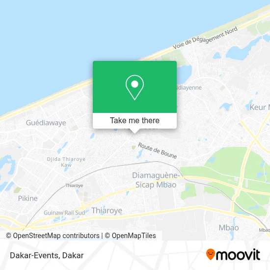 Dakar-Events map