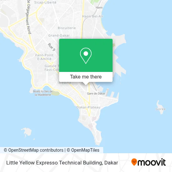 Little Yellow Expresso Technical Building map