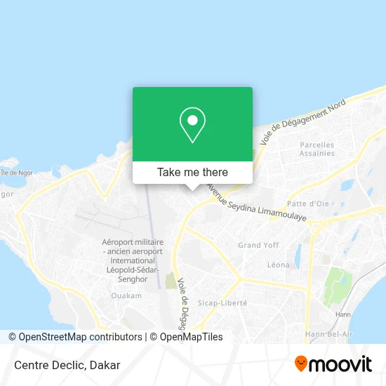 Centre Declic map