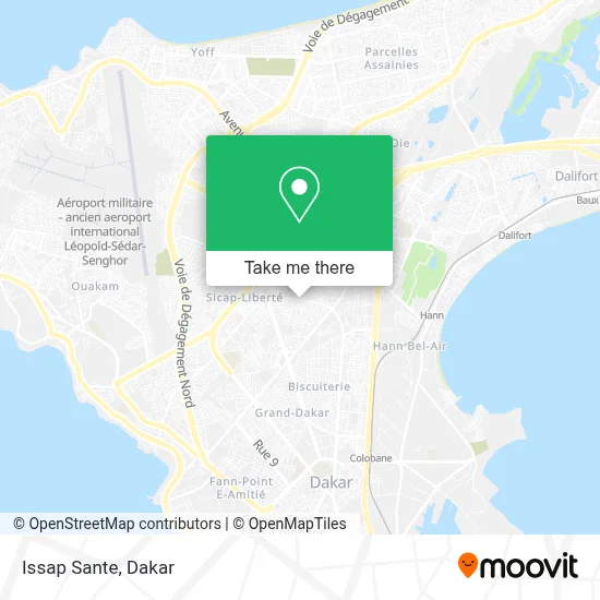 Issap Sante map