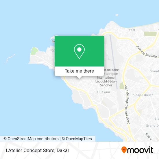 L'Atelier Concept Store map