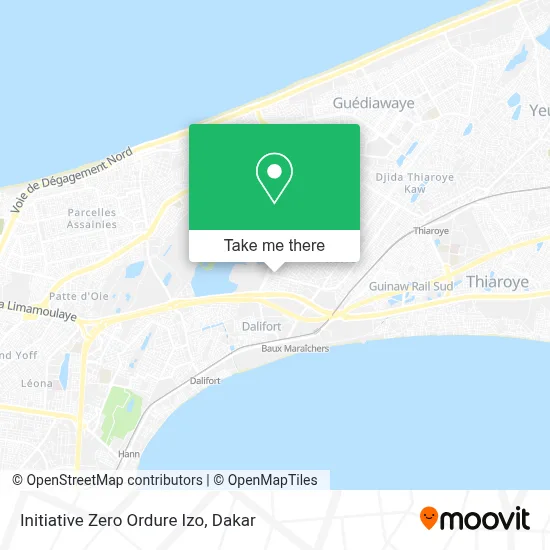 Initiative Zero Ordure Izo map