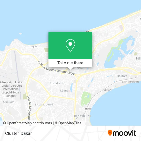 Cluster map