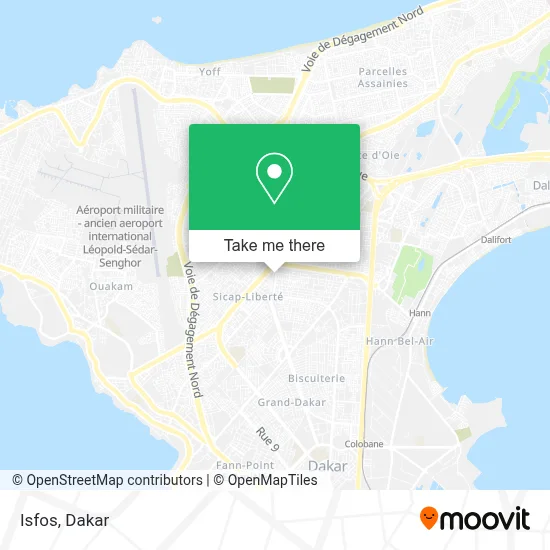 Isfos map