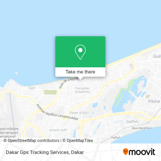 Dakar Gps Tracking Services map
