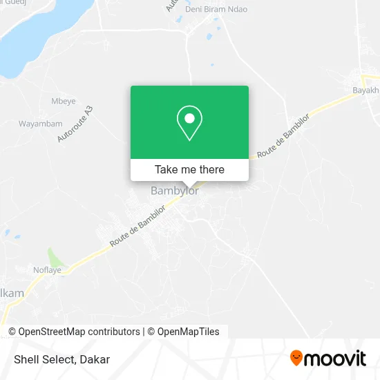 Shell Select map