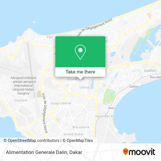 Alimentation Generale Dalin map