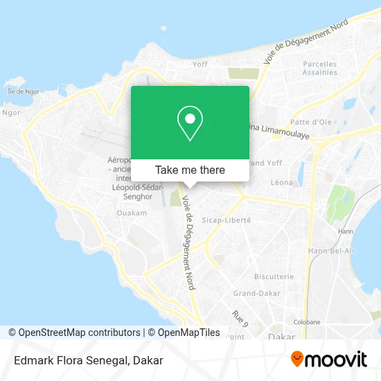 Edmark Flora Senegal map