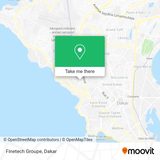 Finetech Groupe map