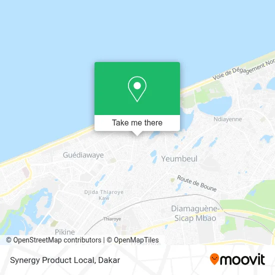 Synergy Product Local map