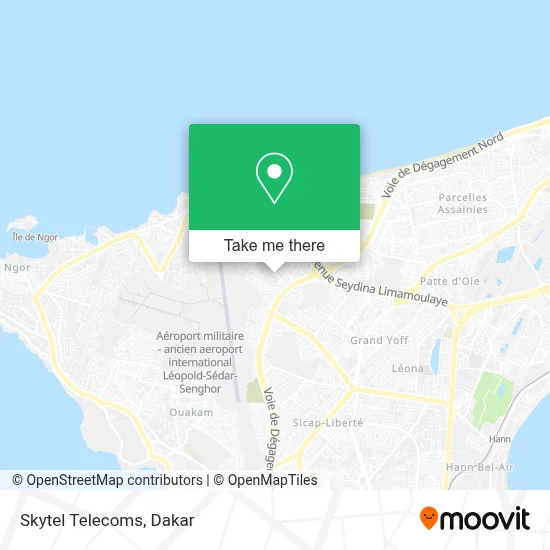 Skytel Telecoms map
