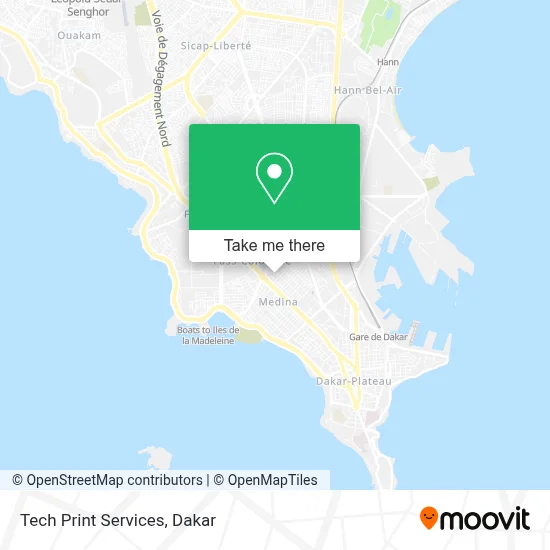 Tech Print Services map