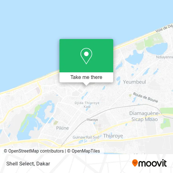 Shell Select map