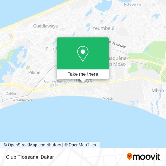 Club Tiossane map