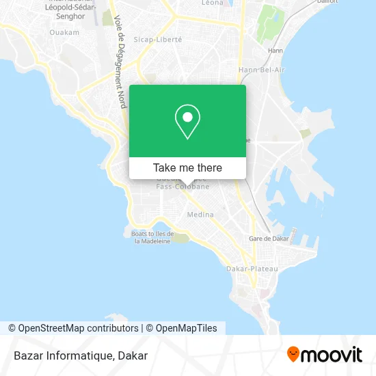 Bazar Informatique map