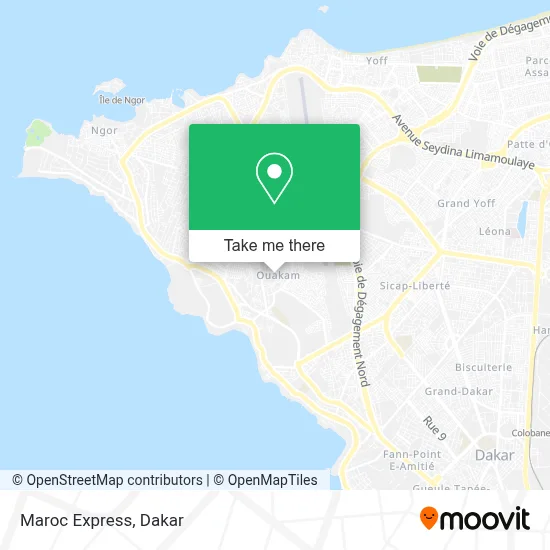 Maroc Express map