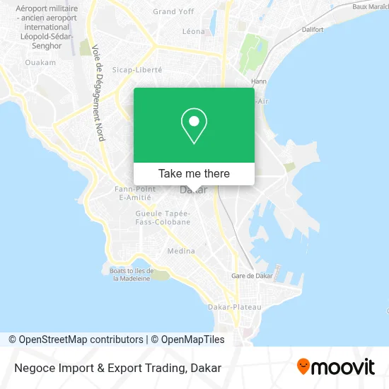 Negoce Import & Export Trading map