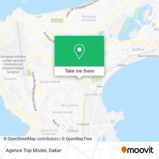 Agence Top Model map