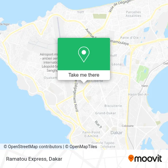 Ramatou Express map
